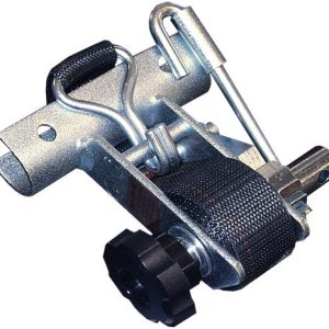Rack Strap Curved Mounting Bracket For 1-1/4 Inch O.D. Round Pipe | COLOR/METAL OPTIONS